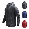 Herren Frühling/Herbst Schnelltrocknender Dünner Windbreaker: Lässige Outdoor-Sportjacke zum Wandern
