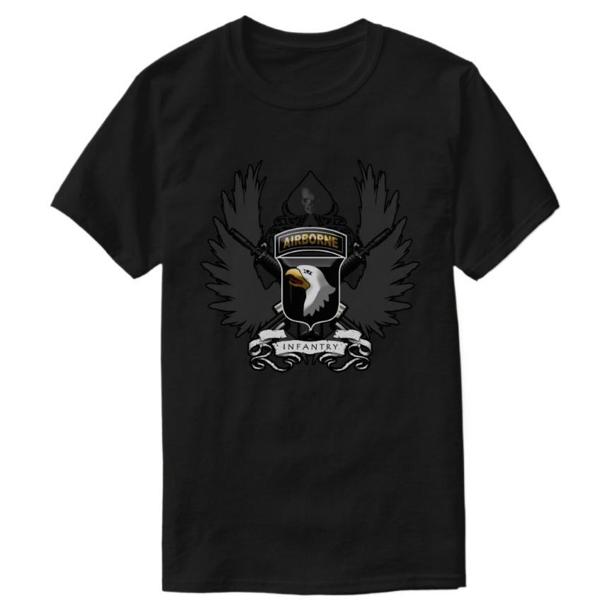 

101st Airborne Division Insignia Wings TShirt 100 Cotton ONeck Short Sleeve Summer Casual Mens Tshirt Size S3XL S