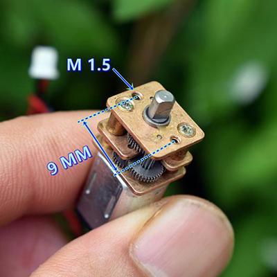 Dc3V-6V 5V 28Rpm Slow Speed Reducer Micro Mini N20 Full Metal Gearbox Gear Motor