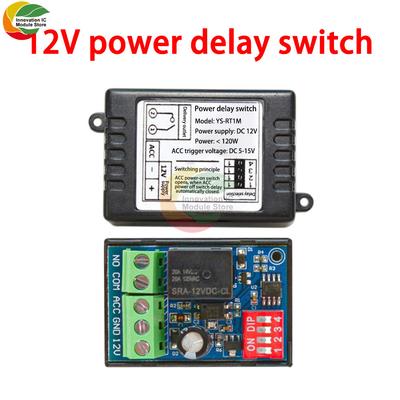 12 Volt Timer Relay On-Off Automotive Digital Delay Relay Electric Delay Timer Switch Cycle Time Delay Module