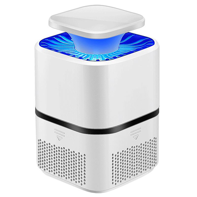 New Mini Electronic Mosquito Killer Lamp, USB Suction Trap, Silent Indoor Bug Catcher for Bedroom & Home белый