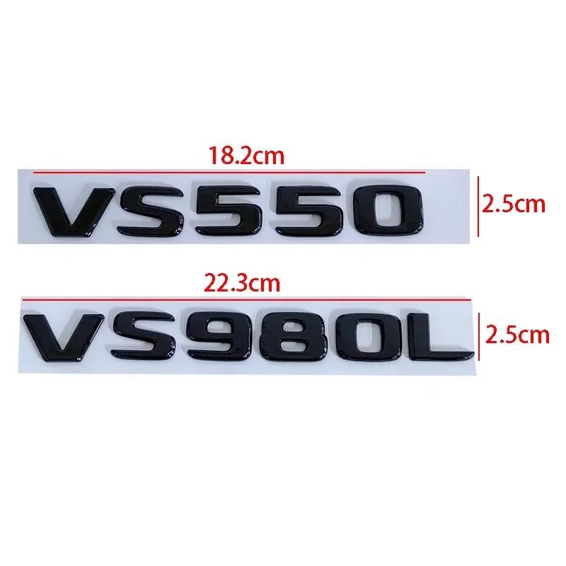 ABS Car Body Emblem Letter Sticker Rear Badge for Mercedes Benz VS260L VS450L VS500L VS550L VS560L VS680L VS900L VS980L Letters