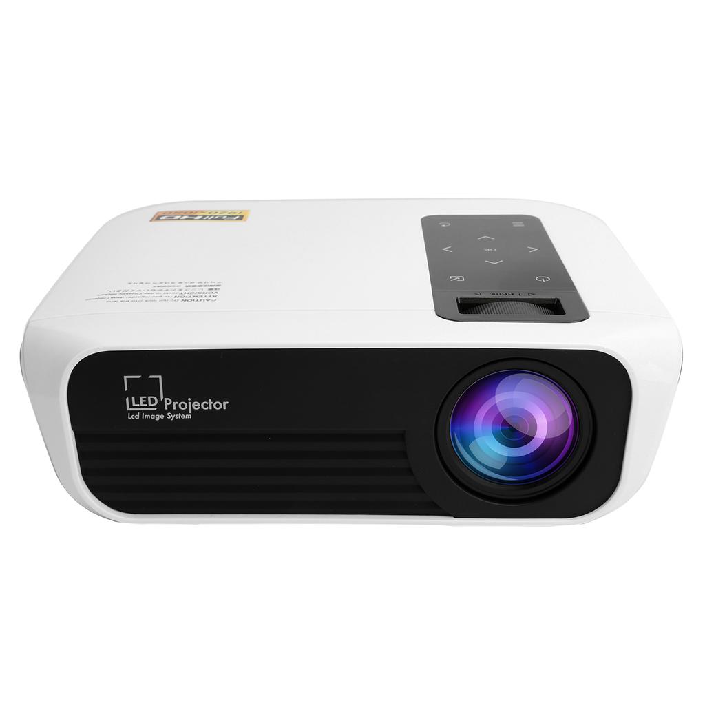 Household Projector Full HD 1080P Smart LED Home Media Video Player Theater T8 100‑240VEU Plug
