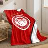 Olympiacos Logo Design Blanket print blanket soft and cozy perfect for the living room bed sofa or a nap,gift