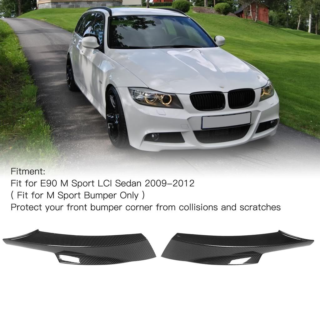 Frontstoßstangen Lippen Stoßstangen Eckspoiler Splitter Untere Stoßstange oder für E90 M Sport LCI Limousine 2009‑2012