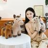 Simulation pony doll plush toy zodiac war horse mascot doll to give children soothing and accompanying gifts