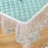 Lace Wave Lace Chair Cover Thickened Dining Table Seat  Cushion European Style Large Flower Table Cloth Integrated Chair Mat