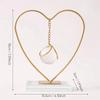 Metal Home Decoration Crafts Light Luxury Desk Crystal Ball Pendant Living Room Bedroom Study Office Desktop Decoration Ornament