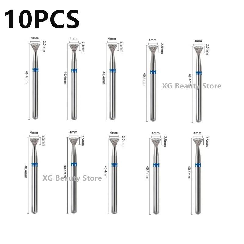 1/2/5/10PCS Cuticle Clean Nail File Carbide Nail Drill Bit Glue Overflow Removal Diamond Rotary Burrs Electric Manicure Pedicure