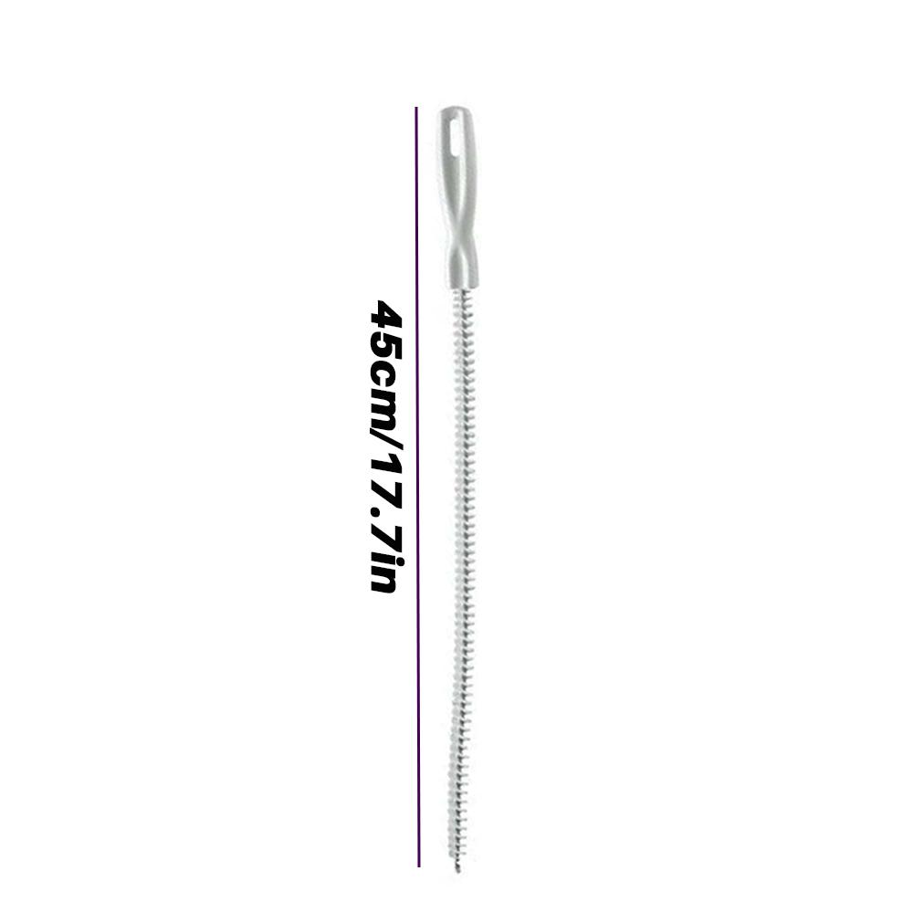 

1-3pcs flexible drain hair removers, pipe hair cleaning, drain cleaning brushes, 45/60 cm, toilet unclogging, blockage removal