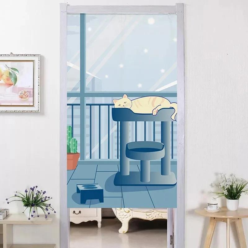 

Милый декоративный гобелен с изображением кота, украшение для офиса, гостиной, настенный гобелен для дома 100x75cm
