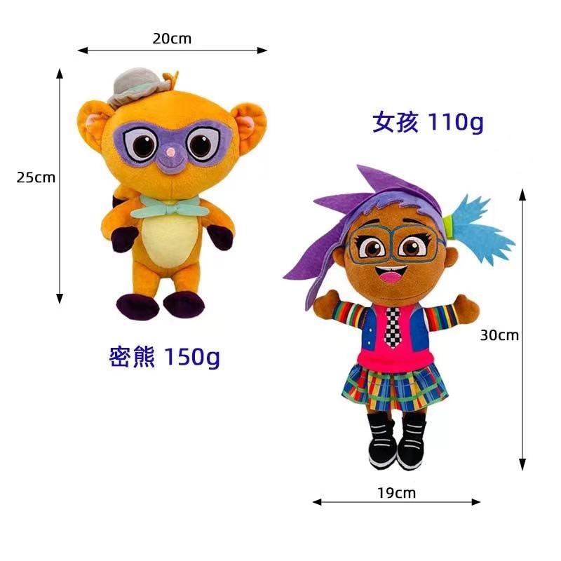 Gabi Vivo Plush Toys Cartoon Monkey Stuffed Doll Plushies Andrs Marta Sandoval Rosa Kinkajou Pillow Kids Birthday Xmas Gifts