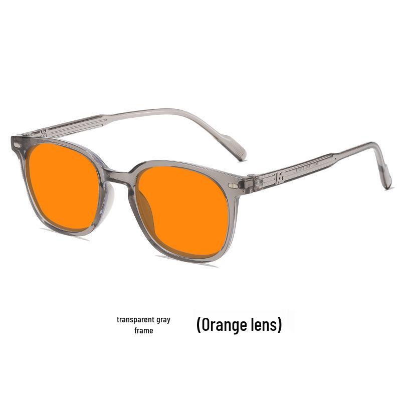 Unisex Retro Night Vision Yellow Goggles - Anti-Blue Light Full Frame for Phones & Gaming