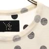 Y's made in Japan Reverse Print Dot Pattern Short sleeve T-shirt Women Used