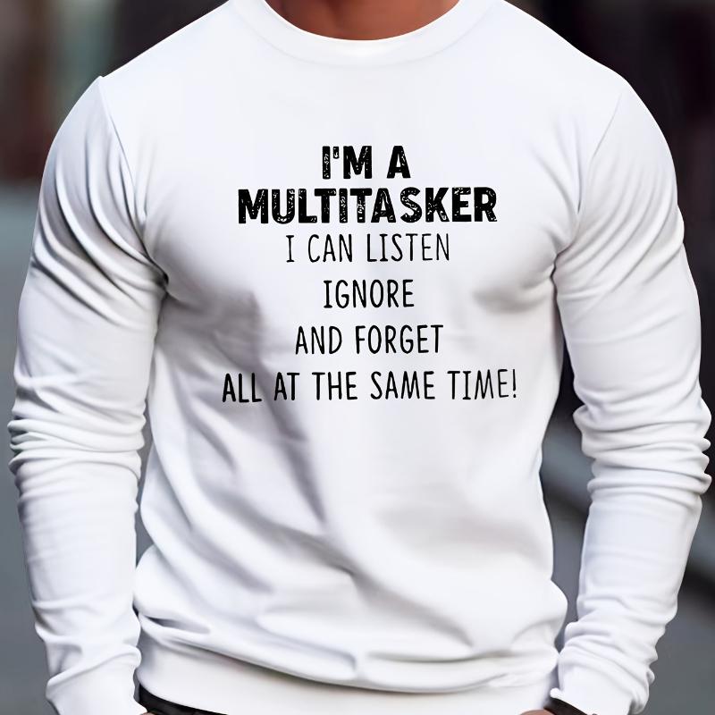 

Perfect for Weekend & Vacation, Eco-Friendly Men s Crew Neck Sweatshirt XXL чорний