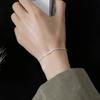 Korean Ins Style Shiny Silver Color Bracelet Simple Fashion Gypsophila Star Bracelet For Women Girl Anniversary Jewelry Gifts