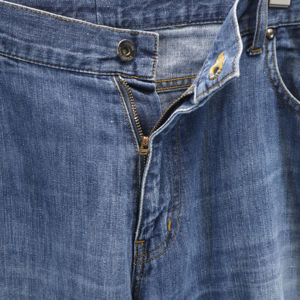 LANVIN LA COLLECTION Made in Japan Pantaloni in misto lino e denim 52 jeans Uomo Usati