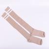 Autumn New Sweet Cotton Bottom Socks Manufacturers Wholesale, Two Bars Vertical Strip Knee Socks Jacquard Long Socks