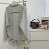 Spring & Autumn Retro Loose Polo Sweatshirt - Casual Long Sleeve Top for Students & French Influencer Style