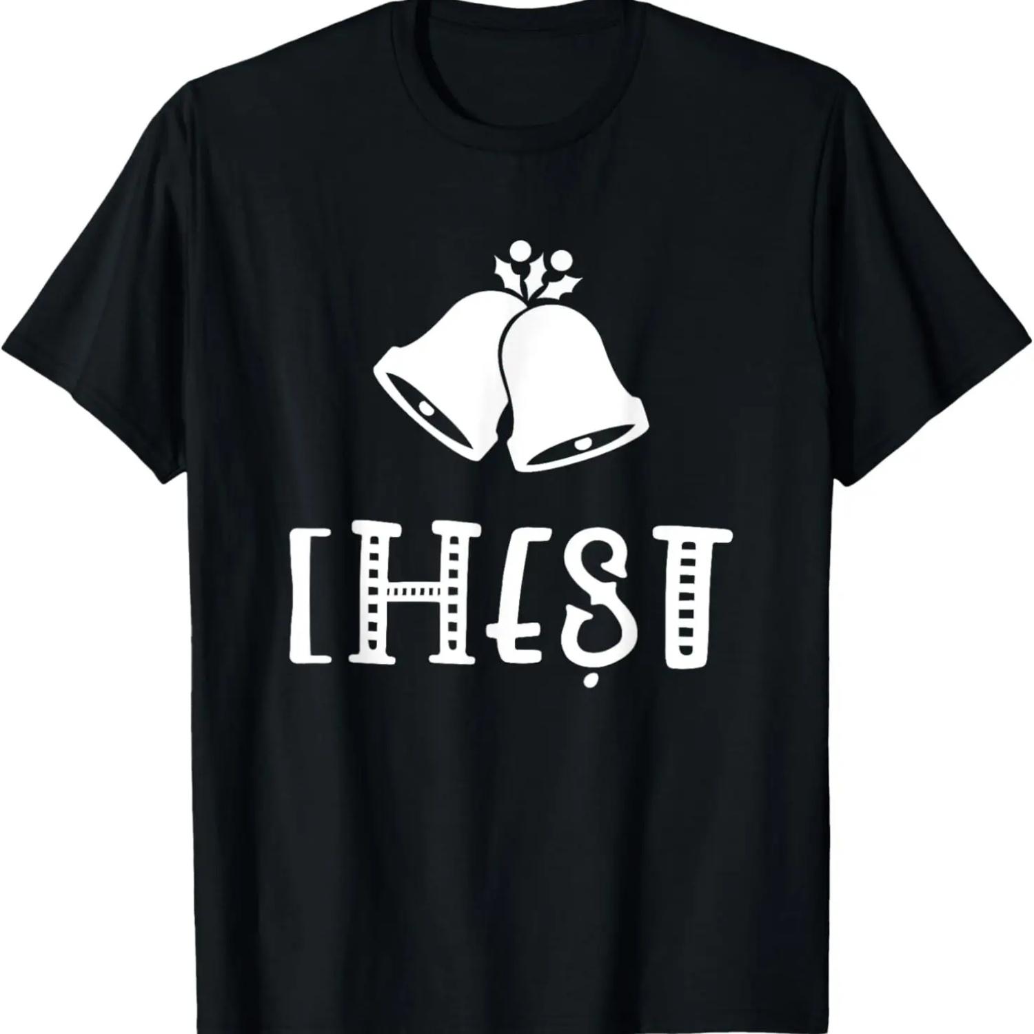 Matching Couple Costume Chest Nuts Christmas Chestnuts T-Shirt S