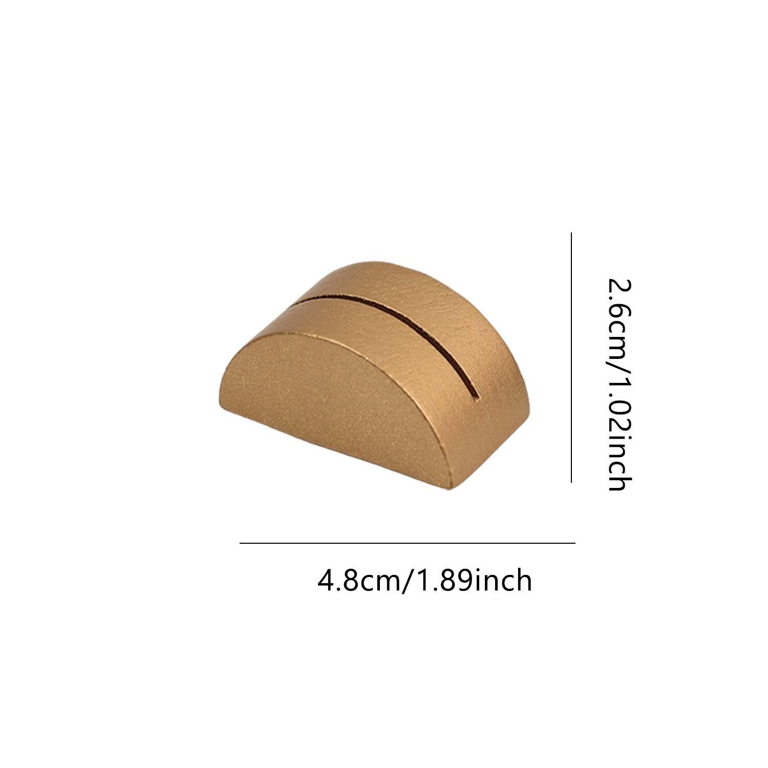 

Round Table Number Cards Stands Wooden Place Card Holder Table Menu Photo Clips For Wedding Anniversary Party Favors Decoration 1PC золотой