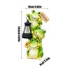Solar Garden Light Frog Statue Decorative Frog Path Lamps with Lantern Solar Lantern Lights Outdoor Garden for Patio Lawn