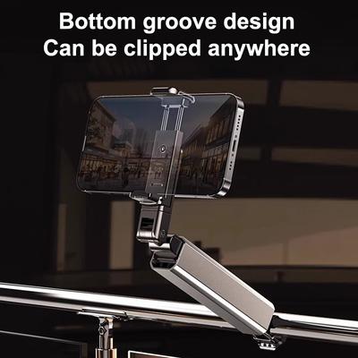 Přenosný cestovní držák na telefon na stůl skládací držák sedadlo letadla vlaku auto selfie držák nastavitelný otočný stojan na telefon