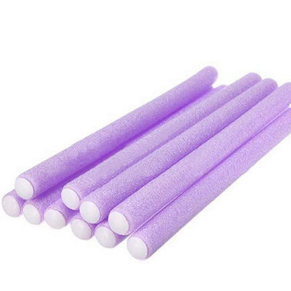 

10 шт./компл. бигуди для завивки волос мягкие пенопластовые локоны для завивки волос мягкие DIY инструменты для укладки волос для женщин аксессуары случайный цвет