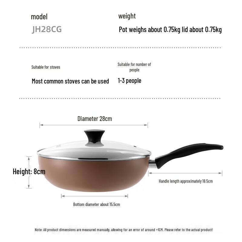 Chui Da Huang Antihaft-Leichtgewicht-Wok