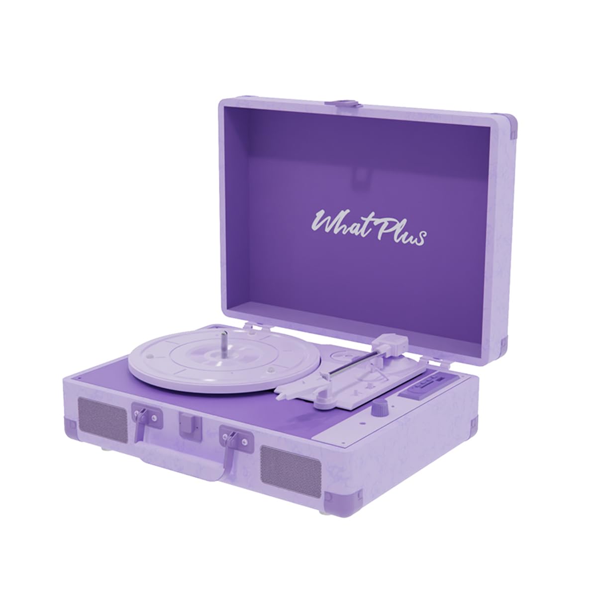 

WhatPlus Record Player Speaker Wireless Reception Compatible with Rotations Compatible with Inch Records LINE Output Headphone Jack Built-in 33/45/78