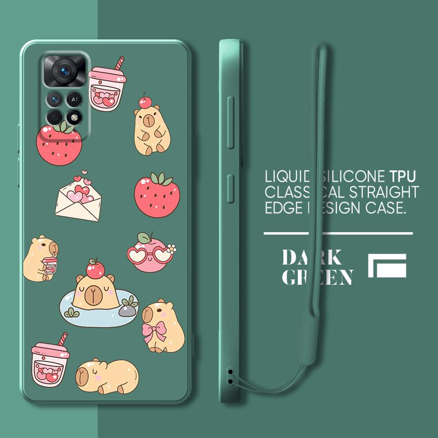 

Милый Мультяшный Капибара Мягкий Чехол для Телефона для Xiaomi Redmi Note 12s 11s 8 9 10 11 Pro 10Lite 13 12 ProPlus 9 8 10s 9s Redmi Note 12 Pro+