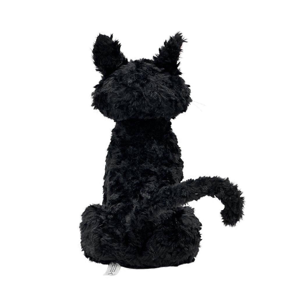 11.8" Coraline Katze Plüschtier, Die Schwarze Katze Plüsch Stofftier Kissen Puppe Katzenspielzeug Plüschtiere Geschenk für Fans Jungen Mädchen