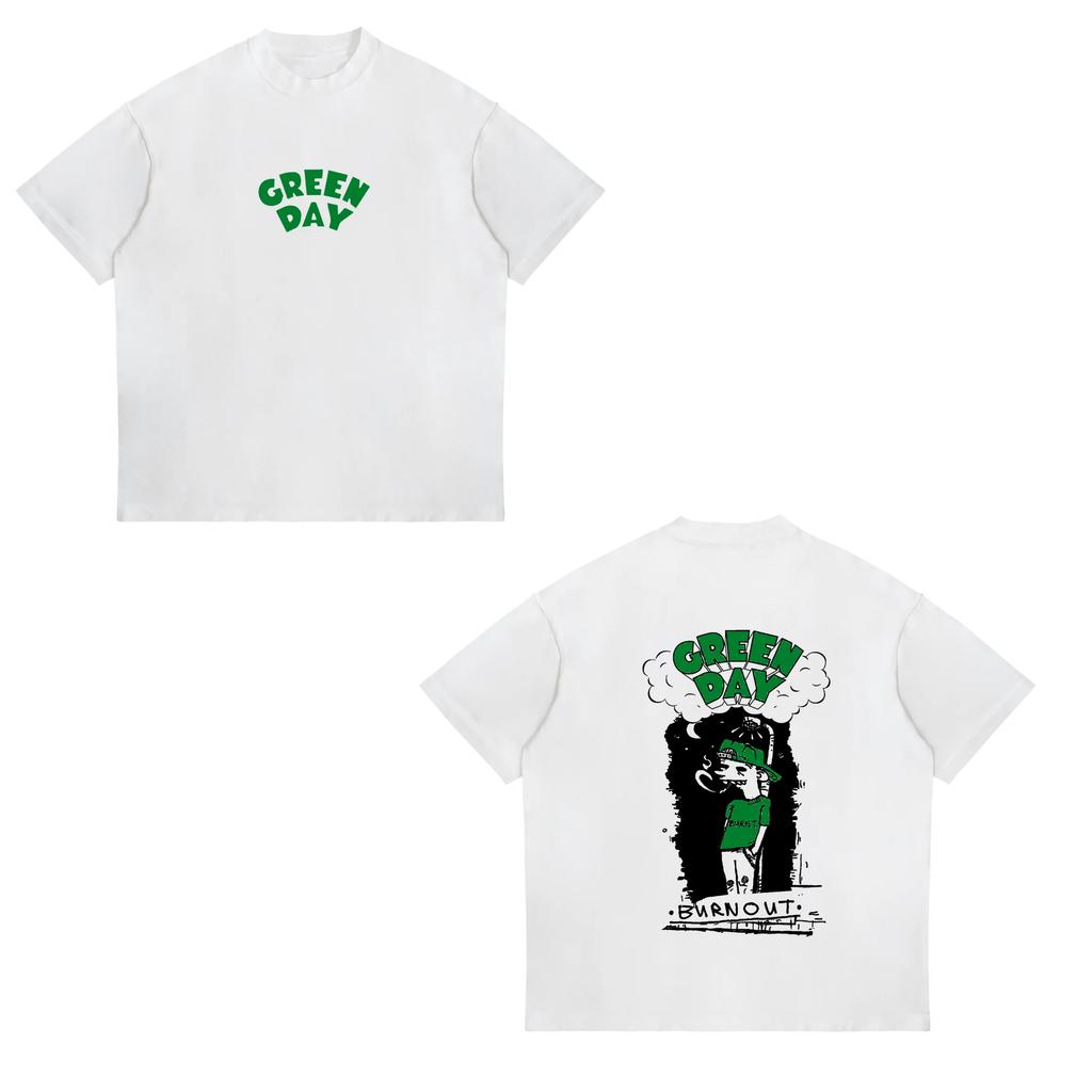 Punk Rock Band Green Day Dookie Graphic T Shirts Unisex Women Gothic Vintage Short Sleeve Tshirt Fashion Casual Oversized Tshirts