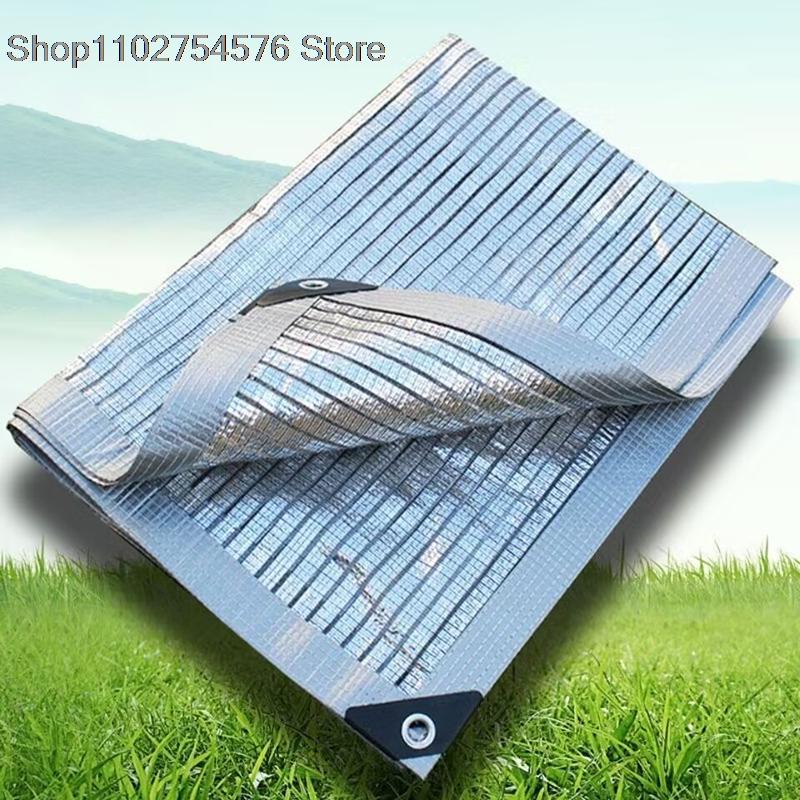 99% Shade Rate Aluminum Foil Sunshade Net Summer Silvery Reflective Sun Shelter Anti-UV Pergola Awning Car Sun Shed Canopy