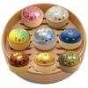 Squishy Glitter Dumpling Toy Squeezing Baozi Ball Pleasure Pinch Stress-Relieving Fidget Slow Rebound Play Relaxing Fun Gifts