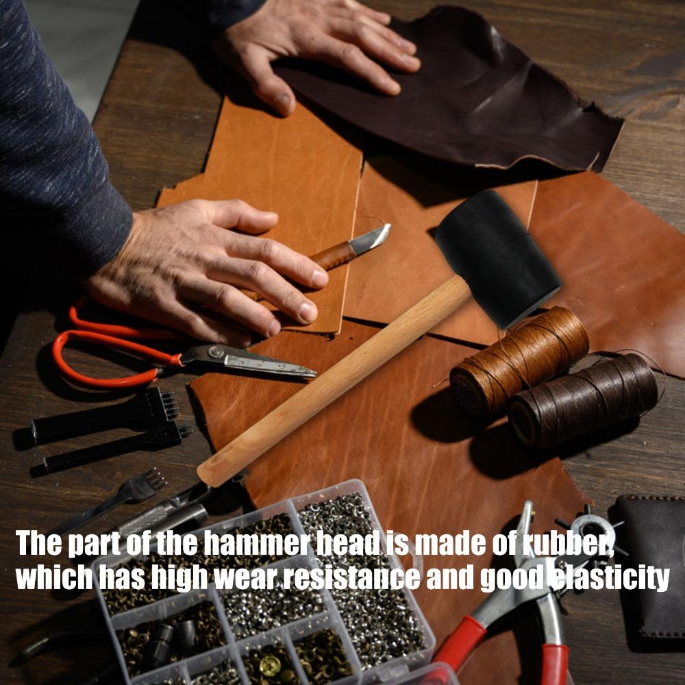 Gummihammer Gummihammer mit mäßiger Elastizität Rutschfester Gummihammer für Bodenbeläge Holzbearbeitung Boden Keramik Installation