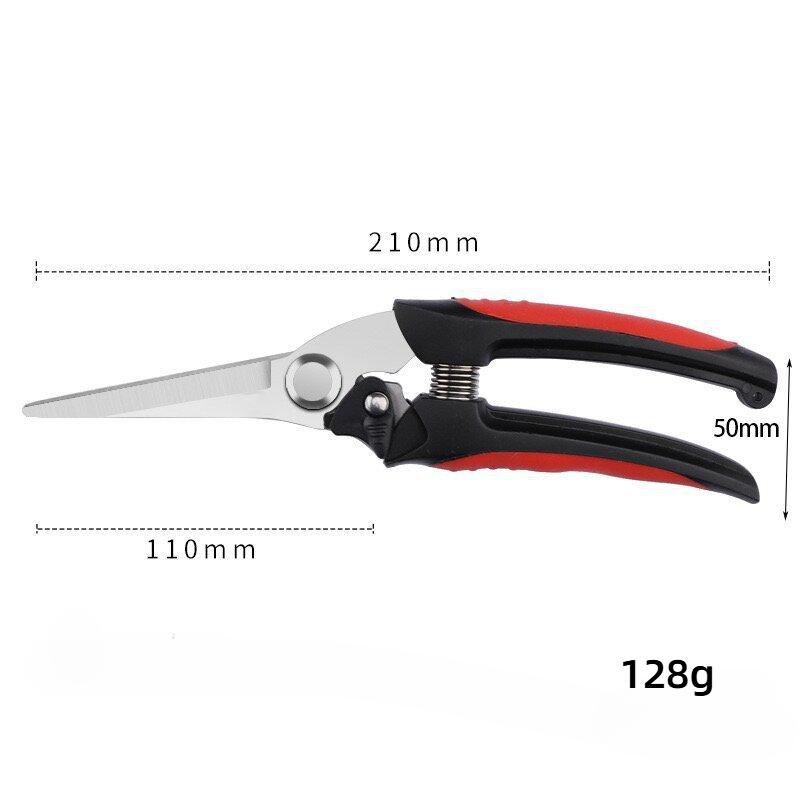 

Многоцелевые секаторы из нержавеющей стали для обрезки бонсай, фруктовых деревьев, винограда и перца для сада и ландшафта Straight