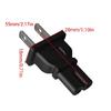 US 2pin Male Plugs to IEC 320 C5/C7 Adapter Cable US Power Adaptor Plugs