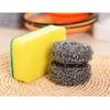 Brush Cleaning Versatile Set With Steel Wool And Sponge For Kitchen Tool Use