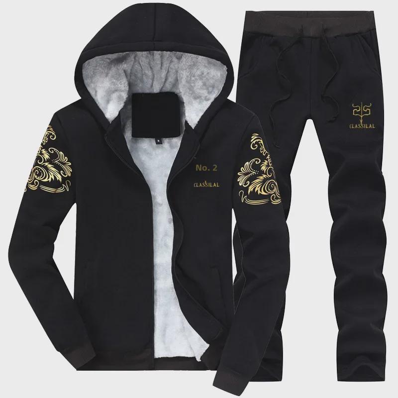 2019 Winter Maserati Y7 Herren-Sweatjacke aus Samt mit Kapuze