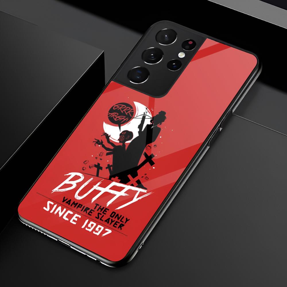 B-Buffy The V-Vampire Slayer Phone Case For Samsung S25 S24 Ultra 23 Fe 22 Plus Galaxy A54 A55 A16 A13 A24 A15 A25 Glass Cover