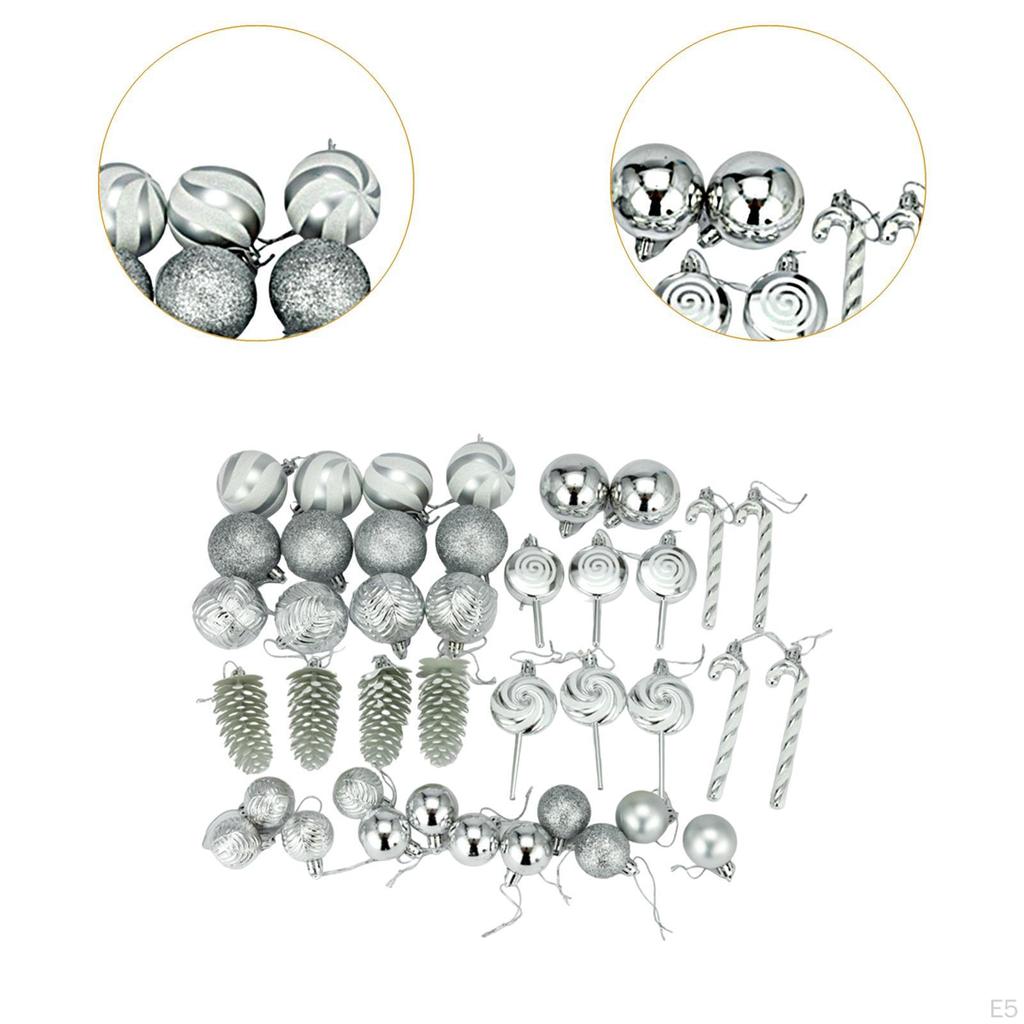 40 kusů - Ozdoby, Závěsné vánoční koule, Koule pro vnitřní a