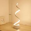 LED Table Lamp Modern Eye Protection Desktop Decorative Lights For Living Room Bedroom Bedside Study Black/white Spiral Lighting