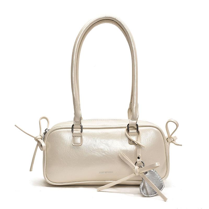 Bow Armpit Bag New Fashion Handbag Large Capacity Shoulder Bag Simple Pillow Bag