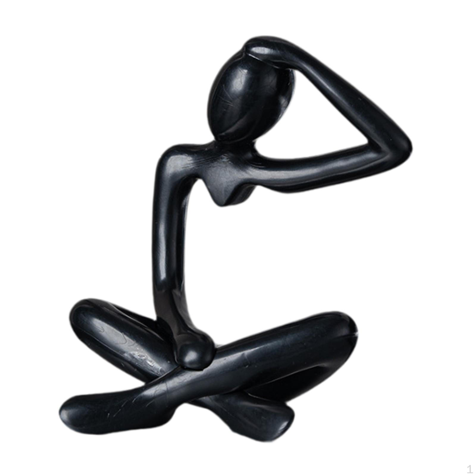 

Мыслитель Абстрактная статуя Коллекция декоративных фигурок Новинка Простая современная скульптура Настольная белый