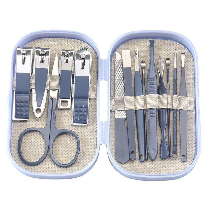 8-Piece Nail Clipper & 14-Piece Manicure Set with Foot Care Storage Box