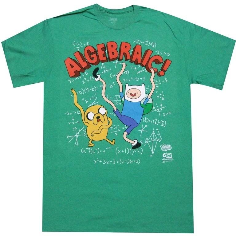 Finn And Jake Algebraic Cartoon Unisex Tee S-5XL S