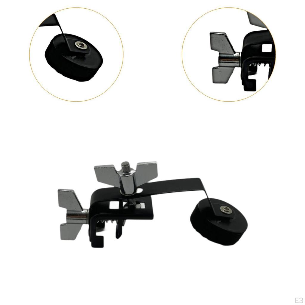Clamp On Drum Mute Tool, Sound Control Part for Snare Drums