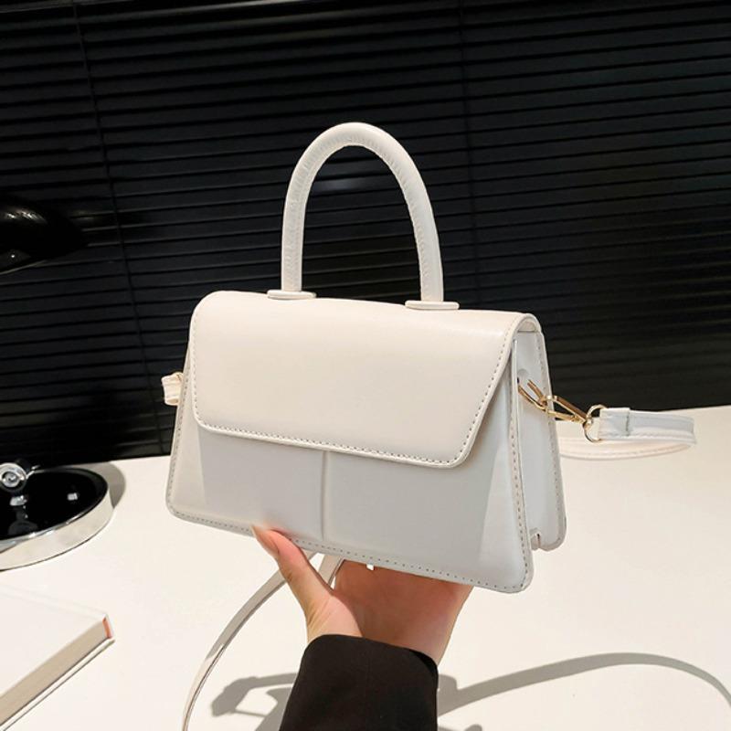 

Trend personality casual portable shoulder new summer fashion simple messenger small square bag woman белый