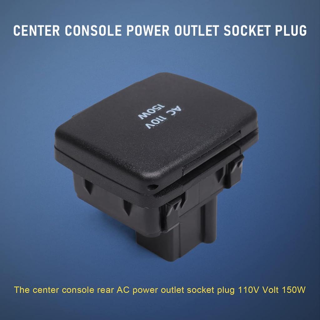 Center Console Power Outlet Socket Plug Compatible with 2011-2015 Ford Explorer 2010-2014 Ford F-150 2011-2016 Ford F-250 F-350 F-450 Super Duty